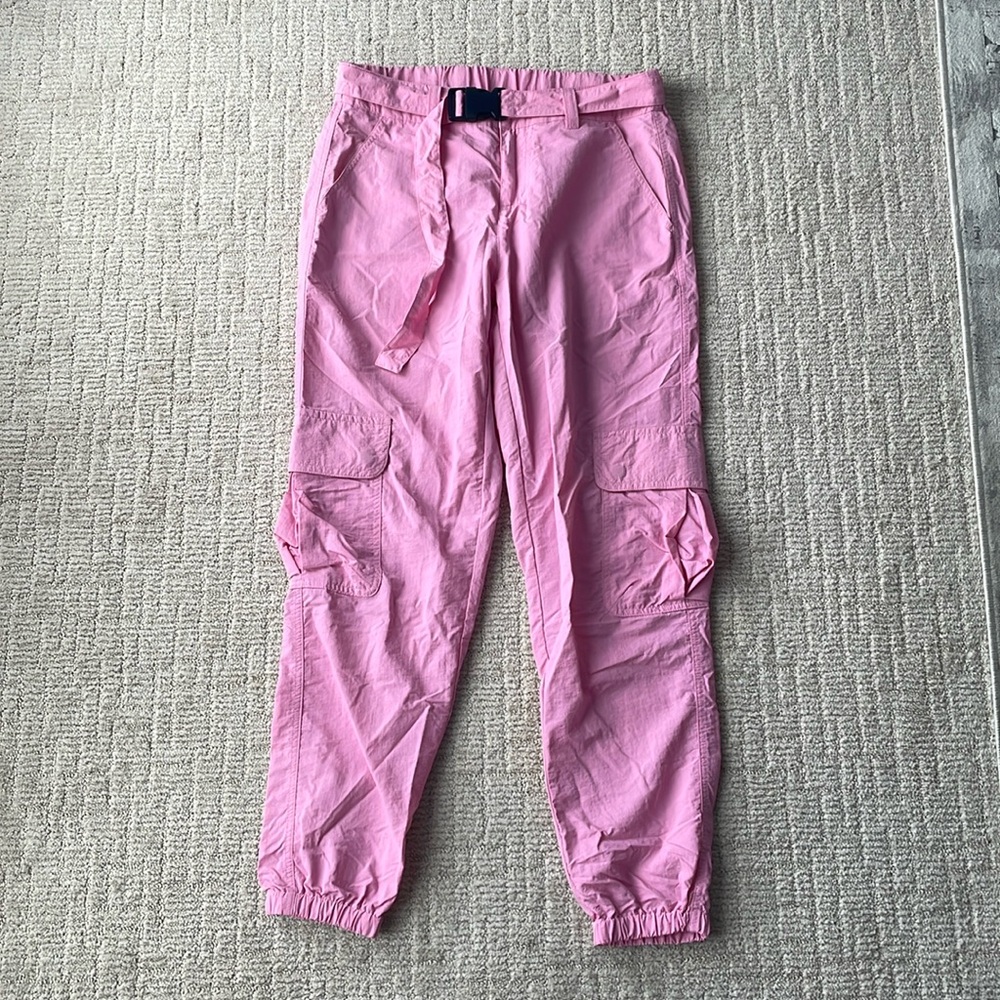 Ninth Hall pink cargo joggers size SMALL
